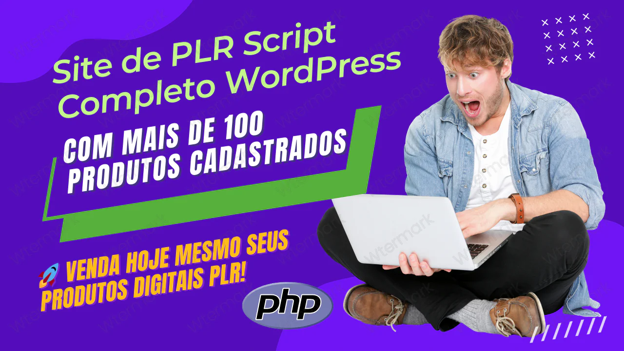 Site de PLR Script Completo WordPress