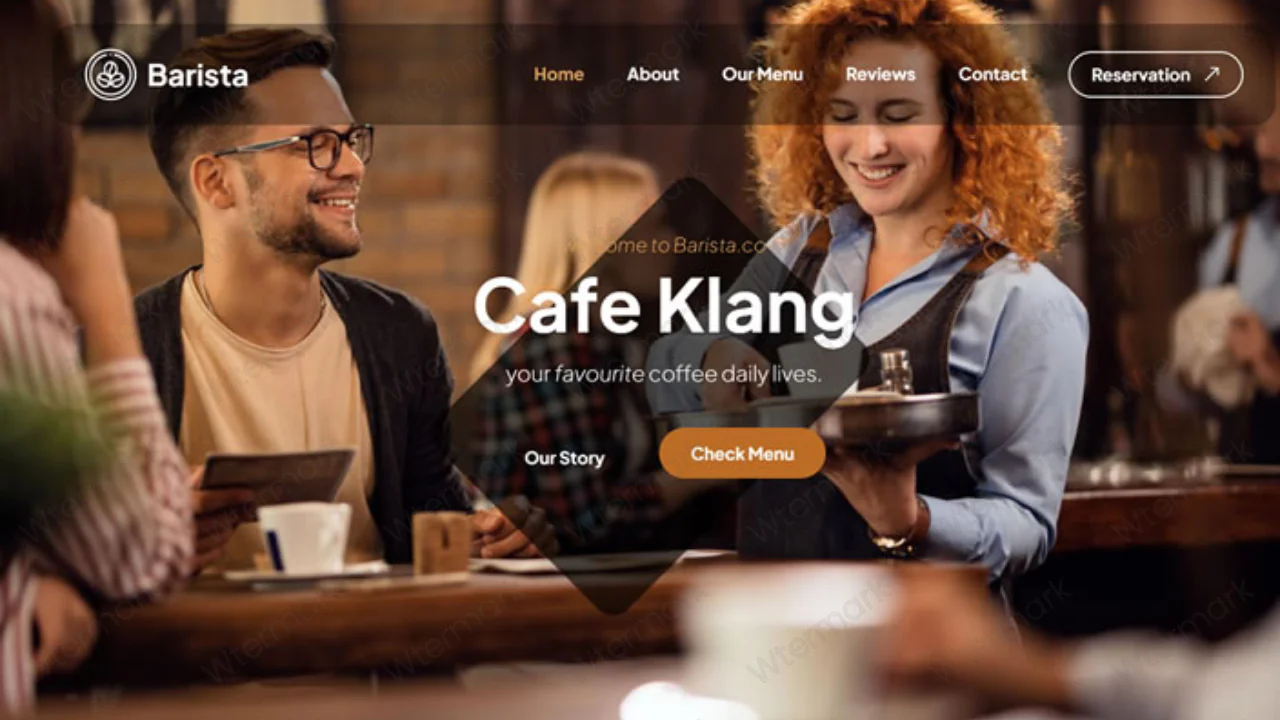 Template Site HTML Grátis - Barista Café: Site Moderno e Responsivo para Cafeterias